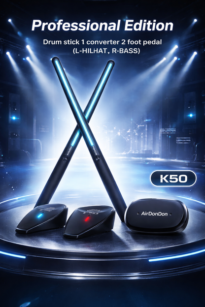 Smart Air Drums – Portable Bluetooth Drumsticks 🥁